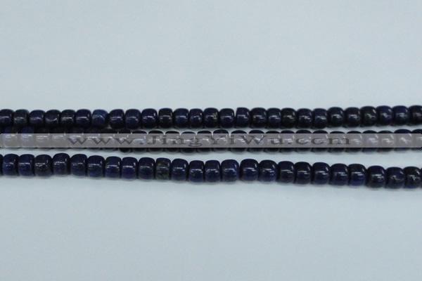 CNL1505 15.5 inches 6*9mm drum lapis lazuli beads wholesale