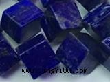 CNL1672 15.5 inches 11*11mm cube lapis lazuli gemstone beads