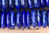 CNL1698 15.5 inches 3*10mm - 4*10mm rondelle lapis lazuli beads