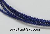 CNL200 15.5 inches 3mm round natural lapis lazuli beads wholesale