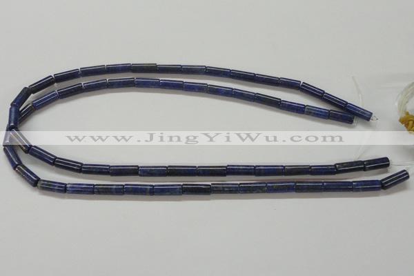 CNL236 15.5 inches 5*12 column natural lapis lazuli beads wholesale