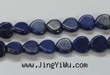 CNL242 15.5 inches 8*8mm heart natural lapis lazuli beads wholesale