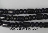 CNL434 15.5 inches 4*6mm rondelle & 6*9mm tube natural lapis lazuli beads