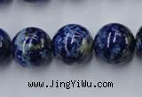CNL718 15.5 inches 16mm round natural lapis lazuli gemstone beads