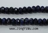 CNL872 15.5 inches 5*8mm faceted rondelle natural lapis lazuli beads