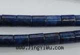 CNL886 15.5 inches 8*10mm tube natural lapis lazuli gemstone beads