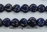 CNL931 15.5 inches 10*10mm heart natural lapis lazuli gemstone beads