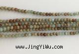 CNS700 15.5 inches 4mm round serpentine jasper beads wholesale