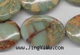 CNS96 15.5 inches 22*30mm oval natural serpentine jasper beads