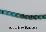 CNT01 16 inches 5mm round natural turquoise beads wholesale