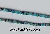 CNT18 16 inches 2-3mm heishi natural turquoise beads wholesale