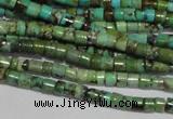 CNT215 15.5 inches 2.5*3mm heishi natural turquoise beads wholesale