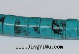 CNT26 16 inches 9*14mm wheel natural turquoise beads wholesale