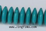 CNT28 16 inches 7*24mm rondelle natural turquoise beads wholesale