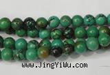 CNT351 15.5 inches 6mm round turquoise beads wholesale