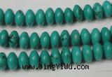 CNT361 15.5 inches 5*8mm rondelle turquoise beads wholesale