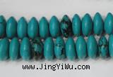 CNT364 15.5 inches 5*12mm rondelle turquoise beads wholesale