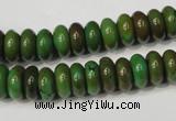 CNT366 15.5 inches 5*10mm rondelle turquoise beads wholesale