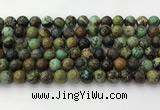 CNT411 15.5 inches 8mm round natural turquoise beads wholesale