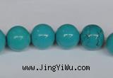 CNT42 16 inches 10mm round turquoise beads wholesale