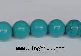 CNT43 16 inches 12mm round turquoise beads wholesale