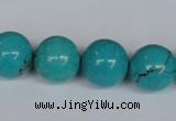 CNT44 16 inches 14mm round turquoise beads wholesale
