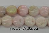 COP07 15.5 inches 13mm flat round natural pink opal beads wholesale