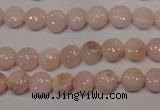 COP1011 15.5 inches 8mm flat round natural pink opal gemstone beads