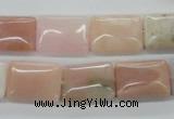 COP12 15.5 inches 13*18mm rectangle natural pink opal beads wholesale