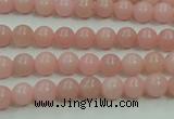 COP1211 15.5 inches 6mm round Chinese pink opal gemstone beads