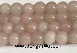 COP1240 15.5 inches 4mm round Chinese pink opal beads