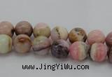 COP1251 15.5 inches 6mm round natural pink opal gemstone beads