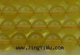 COP1302 15.5 inches 8mm round natural yellow opal gemstone beads