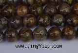 COP1371 15.5 inches 6mm round fire lace opal beads wholesale