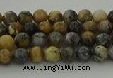 COP1380 15.5 inches 4mm round moss opal gemstone beads whholesale