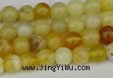 COP1426 15.5 inches 6mm round yellow opal beads wholesale