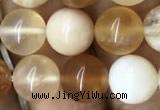 COP1458 15.5 inches 10mm round yellow opal gemstone beads