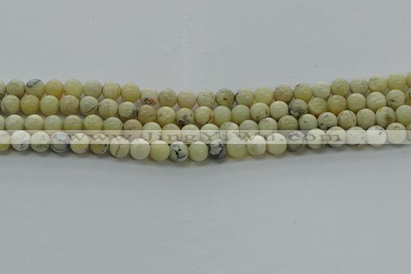 COP1461 15.5 inches 6mm round African opal gemstone beads