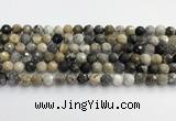 COP1610 15.5 inches 8mm faceted round moss opal beads