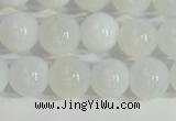 COP1615 15.5 inches 6mm round white opal gemstone beads