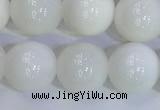 COP1618 15.5 inches 12mm round white opal gemstone beads