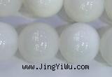 COP1619 15.5 inches 14mm round white opal gemstone beads