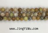 COP1672 15.5 inches 10mm round yellow opal gemstone beads