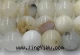 COP1725 15.5 inches 6mm round white opal beads wholesale