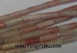 COP178 15.5 inches 4*13mm tube pink opal gemstone beads wholesale