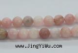COP24 7mm smooth round natural pink opal beads Wholesale