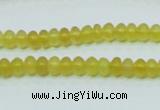COP350 15.5 inches 4*6mm rondelle yellow opal gemstone beads wholesale