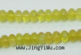COP351 15.5 inches 5*8mm rondelle yellow opal gemstone beads wholesale