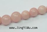 COP431 15.5 inches 8mm - 16mm round Chinese pink opal gemstone beads