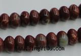 COP519 15.5 inches 6*10mm rondelle red opal gemstone beads wholesale